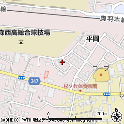 昇英館青森中央支部新城塾周辺の地図
