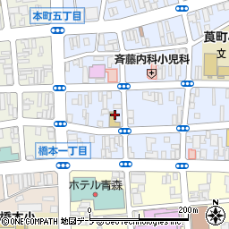 青森バプテスト教会周辺の地図