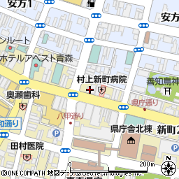 みずほ銀行青森支店 ＡＴＭ周辺の地図