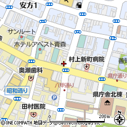 プラザ新町周辺の地図