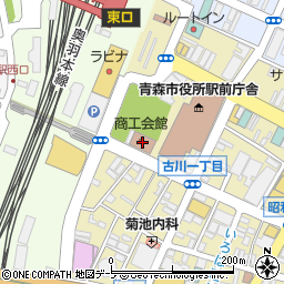 青森県銀行協会銀行とりひき相談所周辺の地図
