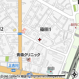 コーポ八甲田周辺の地図