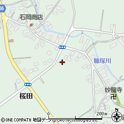 青森県五所川原市飯詰桜田20周辺の地図