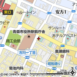 居酒屋 弁慶 青森駅前店周辺の地図