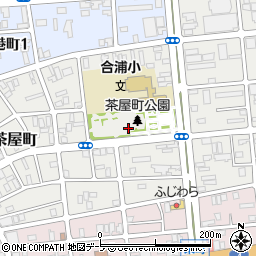 茶屋町公園周辺の地図