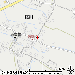 諏訪沢市民館周辺の地図