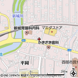 青森タテヤマ整体院周辺の地図