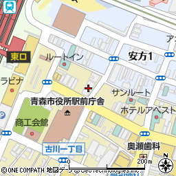 近畿日本ツーリスト株式会社　青森支店周辺の地図