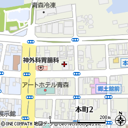 東北労働金庫　青森県本部周辺の地図