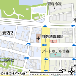 青森県警察本部青森警察署周辺の地図