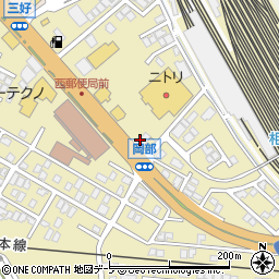 三浦酒店西バイパス周辺の地図