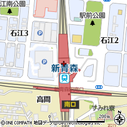 ドトールコーヒーショップ新青森駅店周辺の地図