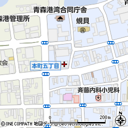 青森県歯科医師連盟周辺の地図