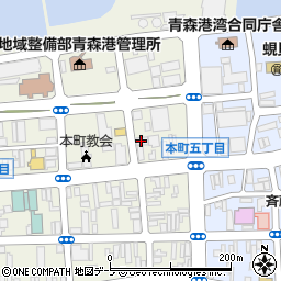 青森小型貨物自動車運送株式会社　本社営業所周辺の地図