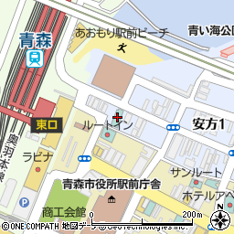 東横ＩＮＮ青森駅正面口周辺の地図
