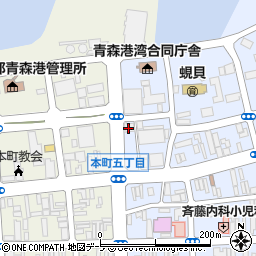 青森県酒類販売株式会社　青森物流センター周辺の地図