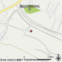 青森県青森市諏訪沢（松代）周辺の地図