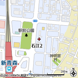 日産レンタカー新青森駅前店周辺の地図