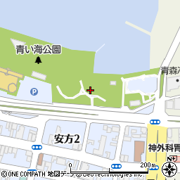 青い海公園周辺の地図