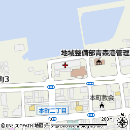田辺商事株式会社　青森営業所周辺の地図