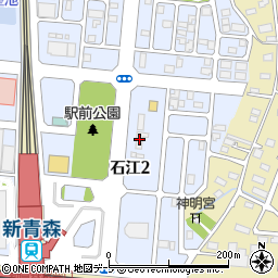 ニッポンレンタカー新青森駅前営業所周辺の地図