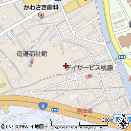 青森県青森市造道周辺の地図