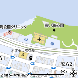 青森銀行アスパム ＡＴＭ周辺の地図