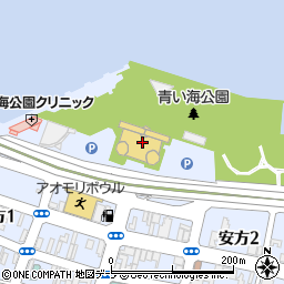 青森県観光物産館アスパム周辺の地図