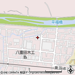 八重田木工周辺の地図