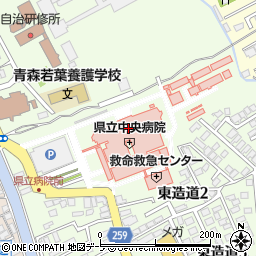 東洋社クリーニング県病店周辺の地図