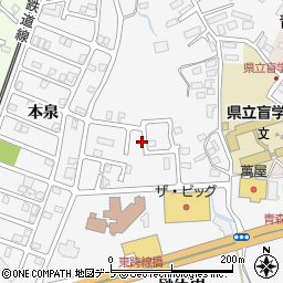 青森県青森市矢田前周辺の地図