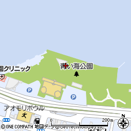 青森県青森市安方周辺の地図