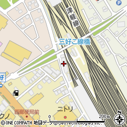 東日本旅客鉄道株式会社　青森車両センター周辺の地図