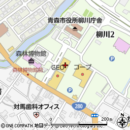 青森県民生活協同組合　アカシア館周辺の地図