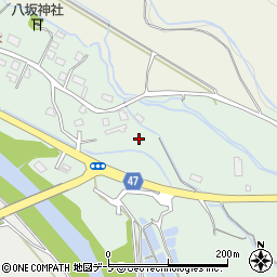 青森県青森市三本木周辺の地図