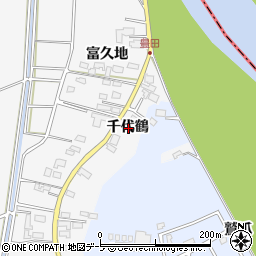 青森県つがる市木造豊田千代鶴周辺の地図