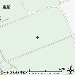 青森県つがる市木造蓮川浜松周辺の地図