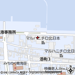 株式会社マルハニチロ北日本　青森工場周辺の地図