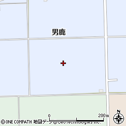 青森県五所川原市沖飯詰男鹿周辺の地図