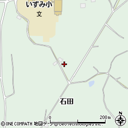 青森県五所川原市飯詰石田106周辺の地図