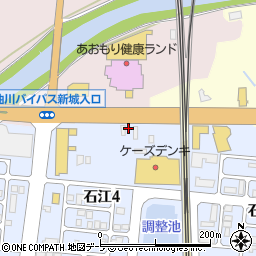 カメイ株式会社　青森西バイパスＳＳ周辺の地図