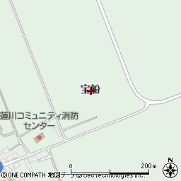 青森県つがる市木造蓮川宝船周辺の地図