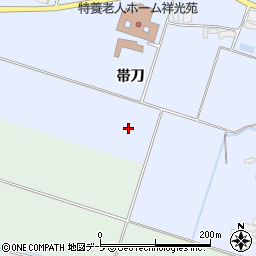 青森県五所川原市沖飯詰帯刀周辺の地図