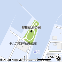 堤川緑地公園周辺の地図