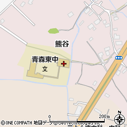 青森県青森市八幡林熊谷27周辺の地図