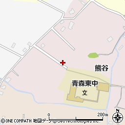青森県青森市八幡林熊谷35-10周辺の地図
