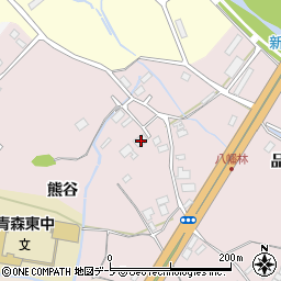 青森県青森市八幡林熊谷79-2周辺の地図