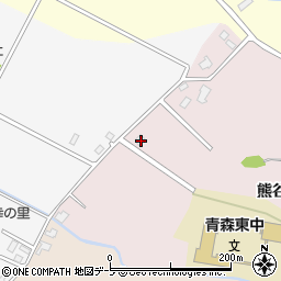 青森県青森市八幡林熊谷40周辺の地図