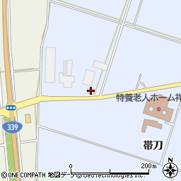 津軽中川簡易郵便局周辺の地図