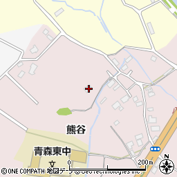 青森県青森市八幡林熊谷53周辺の地図